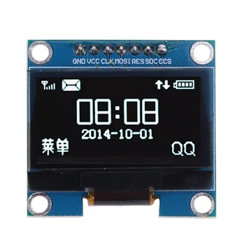 1,3-дюймовый OLED-модуль 4/7Pin SPI/IIC I2C Для связи Белого/синего цвета шрифта 128X64 Чип SH1106 1,3 