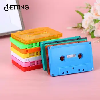 1 шт. Пластиковый цветной пустой чехол для кассеты Аудио Магнитная кассета для аудиозаписи Оболочка кассеты Пустая катушка для намотки кассеты (без сердечника ленты)