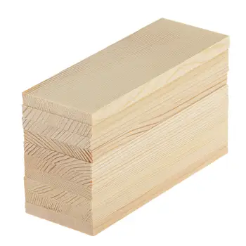 10 Упаковок сосновых резьбовых блоков, набор для строгания из мягкого массива дерева для точильщика