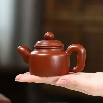110 мл Аутентичный Исин Небольшой Емкости Фиолетовые Глиняные Чайники Известных художников Ручной работы Чайник Китайский Чайный набор Zisha Чайная Посуда