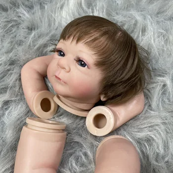 19-дюймовый набор кукол-реборнов Felicia с укоренившимися волосами и тканевым корпусом в разобранном виде, игрушки для кукол 