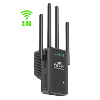 2,4 Ггц Wifi Ретранслятор Wifi Усилитель 300 Мбит /с Расширитель сети сигнала Wi Fi На Большие расстояния 2,4 G Усилитель Увеличивает Беспроводной Wi-Fi
