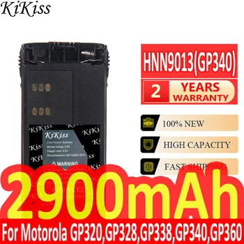 2900 мАч KiKiss Мощный аккумулятор HNN9013 (GP340) для Motorola GP320, GP328, GP338, GP340, GP360, GP380
