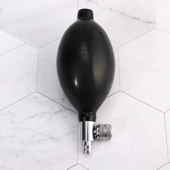 2ШТ черных латексных ламп с ручным накачиванием и клапанами выпуска воздуха для замены в домашней клинике