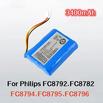 3400 мАч Для Philips FC8792 FC8782 FC8794 FC8795 FC8796 аккумулятор для робота-подметальщика