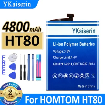 4800 мАч YKaiserin Аккумулятор для мобильного телефона HOMTOM HT80 Batteria