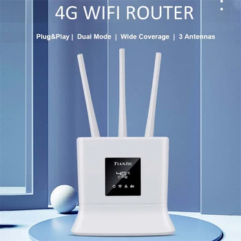 4G Wifi Роутер Модем Sim-карта Беспроводная для IP-камеры Вне зоны действия точки доступа Wi-Fi Адаптер WAN LAN CAT4 с внешней антенной