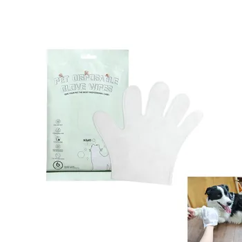 6 шт./упак. Одноразовые перчатки для чистки домашних животных, кошек, собак, принадлежности для СПА-ванны, массаж, Нетканая ткань, не смывается, Мягкие салфетки для глаз