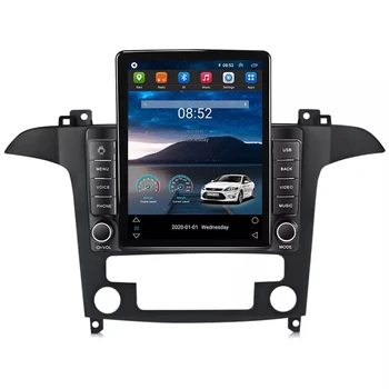 Android 11 8 + 128 Г DSP RDS AM carplay + авто стерео для Ford S-MAX 2006-2015 авторадио IPS экран DVD-плеер