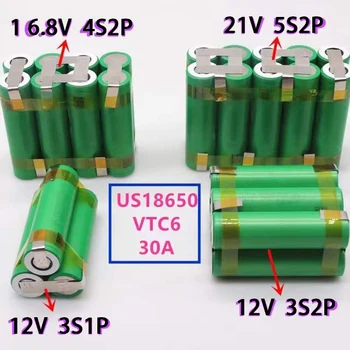 Batterie 12V 3000 VTC6 12,6 mAh 30 Ampere für Schrauben dreher 12,6 V Schweiß stab 3 S1P V, Batterie pack anpassbar