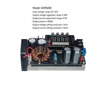 DKP6008 регулируемый с ЧПУ модуль питания постоянного тока с понижением и стабилизацией напряжения постоянного тока, вольтметр постоянного напряжения и тока