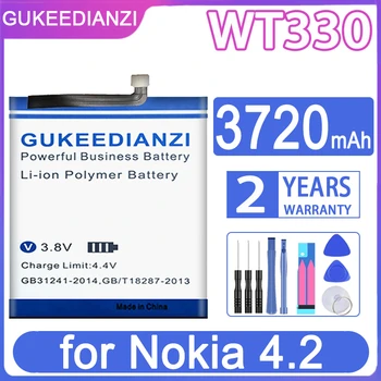 GUKEEDIANZI WT330 WT 330 3720 мАч Сменный Аккумулятор для Nokia 4,2 WT 330 Для Nokia4.2 Аккумуляторы для мобильных телефонов + Бесплатные Инструменты