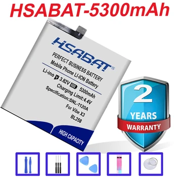HSABAT 5300 мАч Батарея Для Lenovo BL258 Lemeng X3 C50 C70 Vibe X3 X3c50 X3c70 X3a40 Аккумулятор Bateria Batterij Аккумулятор AKKU