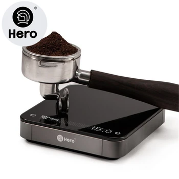 Hero White/Black Mirror Basic + Электронные Кухонные Весы Встроенный Автоматический Таймер Для Разливки Эспрессо Умные Кофейные Весы Кухонные Весы