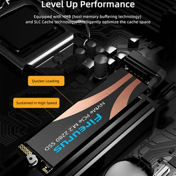 M2 SSD NVMe 1 ТБ 2 ТБ 512G SSD M.2 2280 PCIe Gen3.0x4 Внутренний Твердотельный Накопитель Жесткий Диск Для Настольного ноутбука