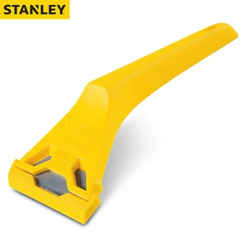 Stanley Tools 28-593-81C Скребок для окон с длинной ручкой 7 дюймов со стальным широким лезвием, Плоское лезвие, Пластиковые скребки