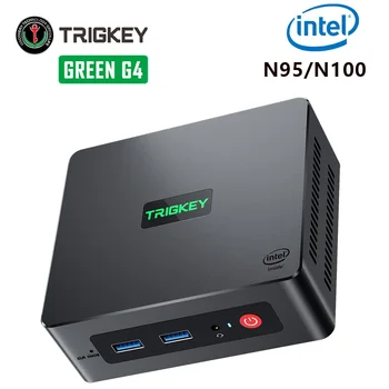TRIGKEY Intel N95 N100 Мини-ПК DDR4 16 ГБ SSD 500 ГБ Windows 11 PRO AMD Ryzen 7 5800H WIFI6 BT5.2 Настольный Игровой компьютер