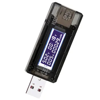 USB Тестер DC4V-30V 0-3A Цифровой Вольтметр Амперметр Измеритель Детектор USB Ток Напряжение Емкость Тестер Автомобильное Настенное Зарядное Устройство ПК Телефон