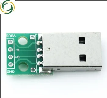 USB2.0 Разъем для 4P DIP-переключателя DIP-адаптера модуль платы USB-адаптера оптом USB-0