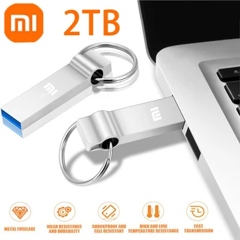 Xiaomi 2TB Высокоскоростной U-Диск 1TB Флешка USB 3.0 Type-C Интерфейс Мобильного Телефона Компьютера Взаимная Передача Портативной USB-Памяти