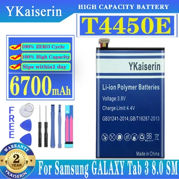 YKaiserin 6700 мАч T4450E Батарея Для Samsung Galaxy Tab 3 8,0 T310 T311 T315 Tab3 8,0 SM-T310 SM-T311 E0288 E0396 Планшет