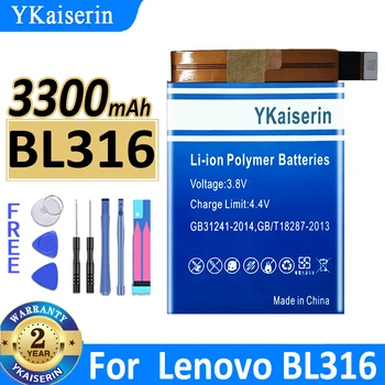 YKaiserin BL 316 BL 318 BL316/318 3300 мАч Аккумулятор для Lenovo Saver 2PRO 2 PRO L70081 Игровые Аккумуляторы Для Телефонов Аккумулятор