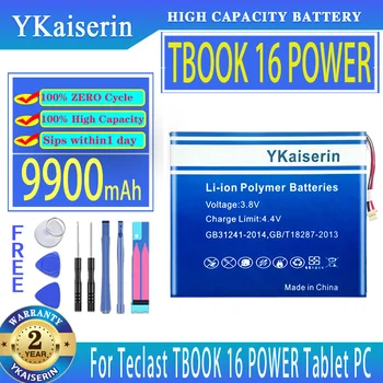 YKaiserin аккумулятор TBOOK16 POWER 9900 мАч для аккумуляторов Teclast TBOOK 16 POWER для планшетных ПК