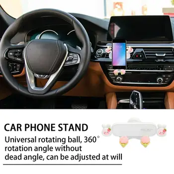 Автомобильная подставка для телефона с возможностью поворота на 360 градусов, крепление для мультяшной ячейки, устойчивый держатель мобильного телефона для навигации и GPS для большинства автомобилей