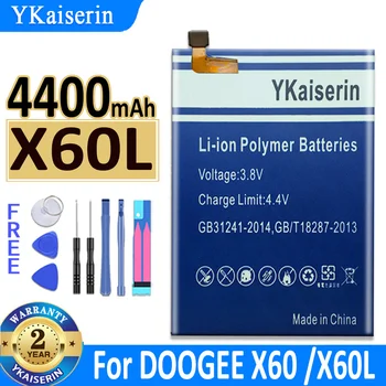 Аккумулятор YKaiserin X 60L 4400 мАч для DOOGEE X60/X60L Аккумулятор для смартфона Bateria + Tools