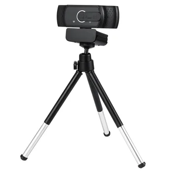 Веб-камера с Микрофоном для рабочего стола с Шумоподавлением Без USB-накопителя Подходит для домашнего и офисного использования