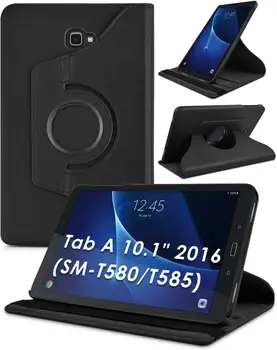 Вращающийся на 360 градусов Чехол Для Samsung Galaxy A 10.1 2016 Smart Case SM-T580 SM-T585 10.1 