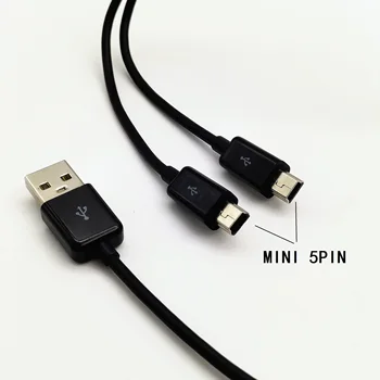 Двойной кабель-Разветвитель Mini USB, 2 в 1 Разъем USB 2.0 A для зарядки от 2 Мини-5-контактных Разъемов