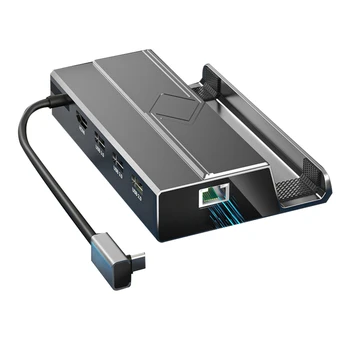 Для Nvme-концентратора Type C, Ssd-накопителя, док-станции USB C 4K 60 Гц для док-станции на палубе