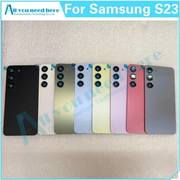 Для Samsung Galaxy S23 SM-S911 S911 Задняя крышка, корпус двери, задняя крышка аккумулятора, замена запасных частей