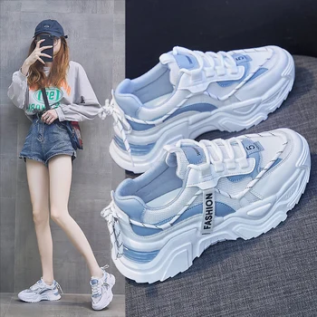 Женская обувь Damyuan, Модная сетчатая повседневная обувь, Спортивные кроссовки для бега на открытом воздухе, Удобная обувь для бега трусцой, Теннис