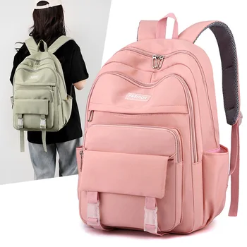 Женский рюкзак с многослойным дизайном, Оксфордская школьная сумка для девочек, водонепроницаемые рюкзаки для ноутбуков, дорожные сумки большой емкости Mochila