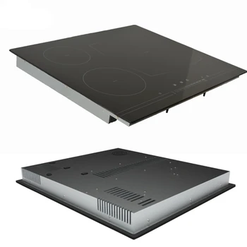 Заводская распродажа оптом Керамическая плита с 4 конфорками 110 В и индукционная варочная панель для столешницы с портативным дисплеем Android
