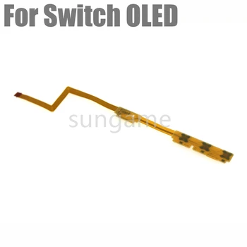 Замена 1 шт. кнопки включения выключения громкости, кнопки отключения звука, ленточного гибкого кабеля для ремонта Switch Lite NS OLED