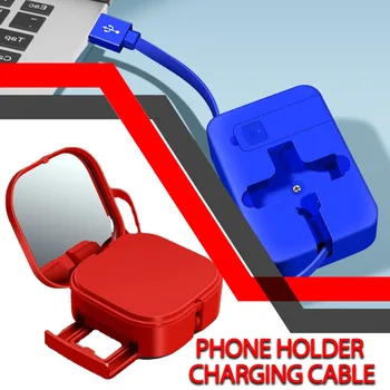 Кабель для быстрой зарядки USB 3 в 1, универсальный многофункциональный шнур для зарядного устройства для мобильного телефона, синий/зеленый/красный, дополнительные цвета, абсолютно новый