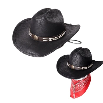 Крутая Ковбойская шляпа с дышащим летним Солнцезащитным кремом HandGentleman Cowboy Hat Prairie Dropship