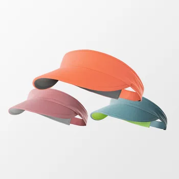 Летняя пустая шляпа для бега на открытом воздухе, мужская и женская шляпа для марафона, солнцезащитный козырек, быстросохнущий солнцезащитный крем