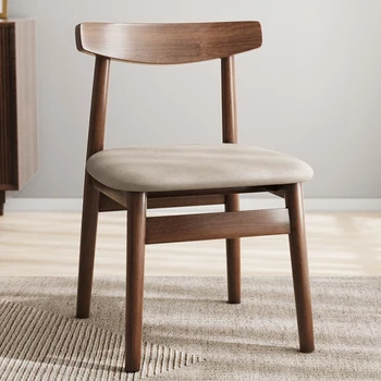 Модные деревянные обеденные стулья, современный Скандинавский Роскошный обеденный стул для гостиной, кухня Sillas Para Comedor Мебель для дома