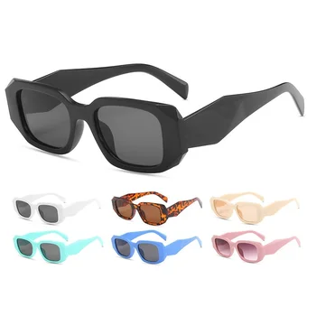 Модный бренд-дизайнер Неправильные Квадратные Винтажные Женские очки с металлическим шарниром Lentes De Sol Small Retangle Солнцезащитные очки