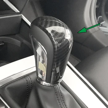 Накладка ручки рычага переключения передач с эффектом углеродного волокна ABS для 2023-2024 Mazda CX-50 CX50