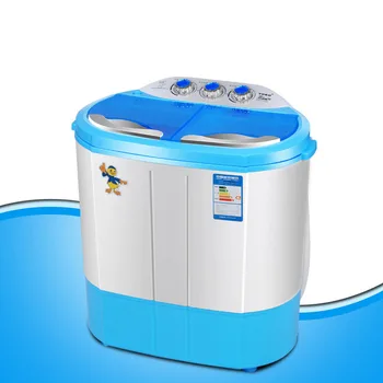 Новая портативная стиральная машина с двумя ваннами весом 4,4 кг, стиральная и сушильная машины, мини-стиральная машина для стирки одежды, компактная стиральная машина.