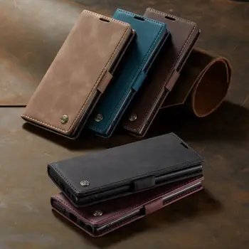 Новый стиль Samsung S9 S8 Plus, роскошный многофункциональный кожаный магнитный кошелек с откидной крышкой, сумка для Samsung Galaxy S 9