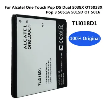 Оригинальный Аккумулятор TLi018D1 Для Alcatel One Touch Pop D5 Dual 5038X OT5038X Pop 3 5051A 5015D OT 5016 Высококачественный Аккумулятор Для Телефона