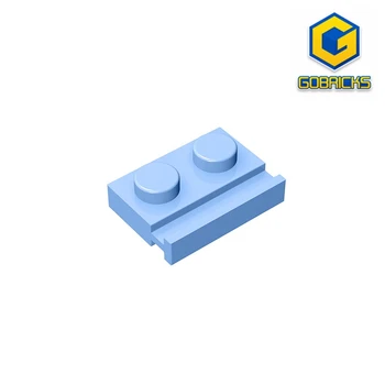Пластина Gobricks GDS-806 1X2 С горкой совместима с техническими строительными блоками lego 32028 для детей 