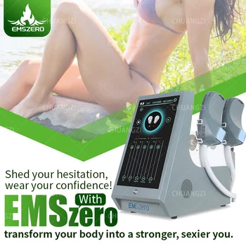 Портативный DLS-EMSLIM Emszero с подогревом EMS для похудения, портативный миостимулятор Neo Nova с 4 ручками, портативный для салонного сжигания жира