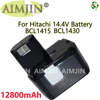 Последнее Обновление 14,4 В 12800 мАч Сменный Аккумулятор Для Электроинструмента Hitachi BCL1430 CJ14DL DH14DL EBL1430 BCL1415